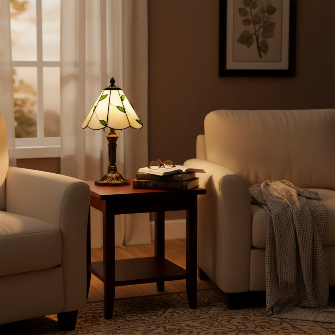 Lampe de table LED d'inspiration baroque rétro