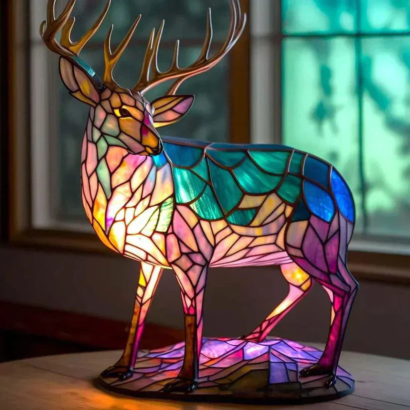 Lampe de sable à motif de cerf